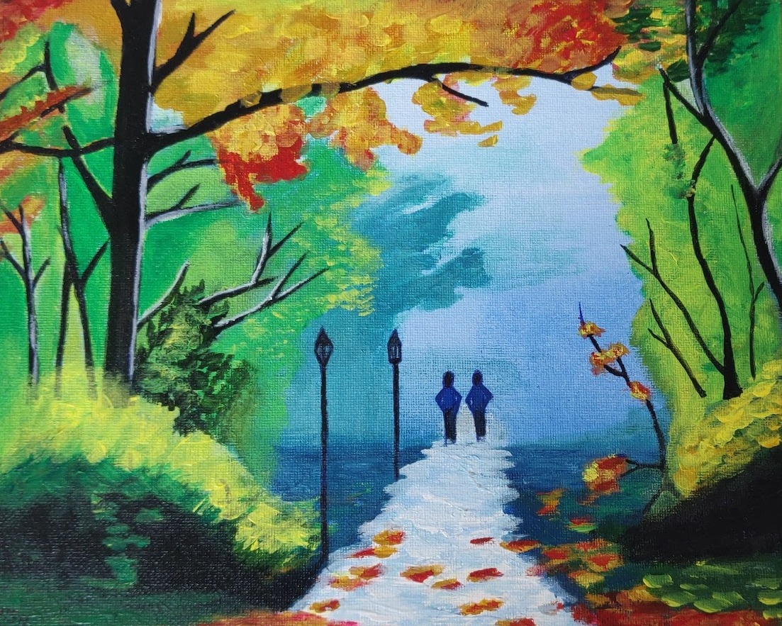 Autumn Park Stroll