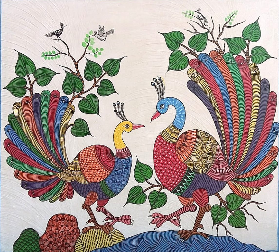 Dancing Peacocks