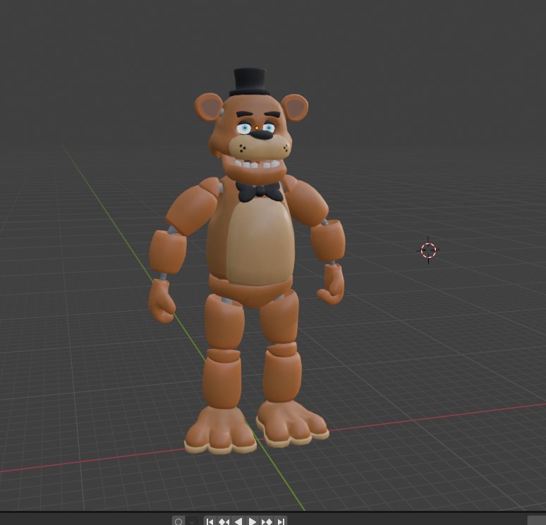Freddy Fazbear — Textured