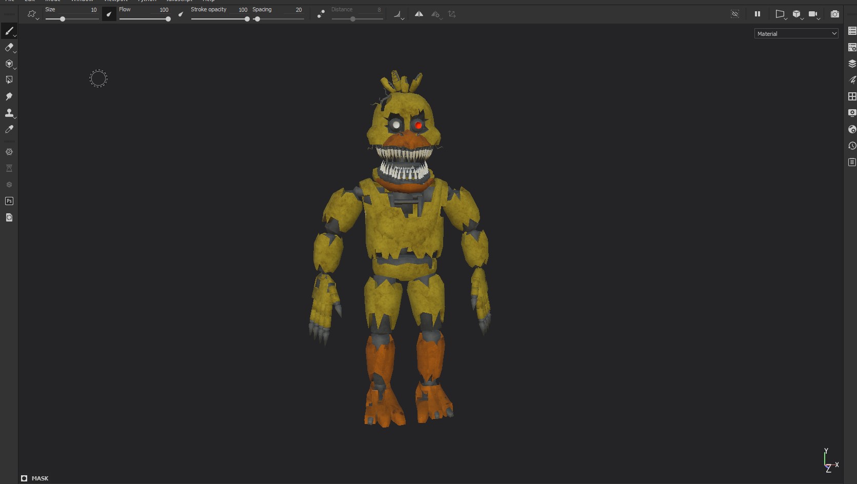 Nightmare Chica — Textured
